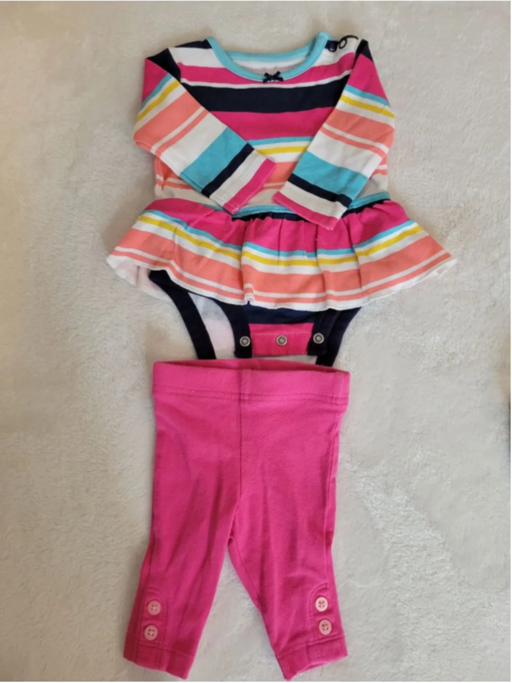 Janie and Jack & Little Co. Baby Girl Bundle 3M – 6pc Set with Leather Sandals